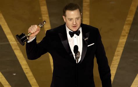 Mar 13, 2023 · Brendan Fraser accepts the award for Actor in a Leading Role at the 95th Academy Awards in the Dolby Theatre. (Myung J. Chun/Los Angeles Times) Brendan Fraser, whose career has featured both meteoric success and semi-obscurity, celebrated perhaps his finest hour Sunday, winning the Oscar for lead actor for his performance in "The Whale." 